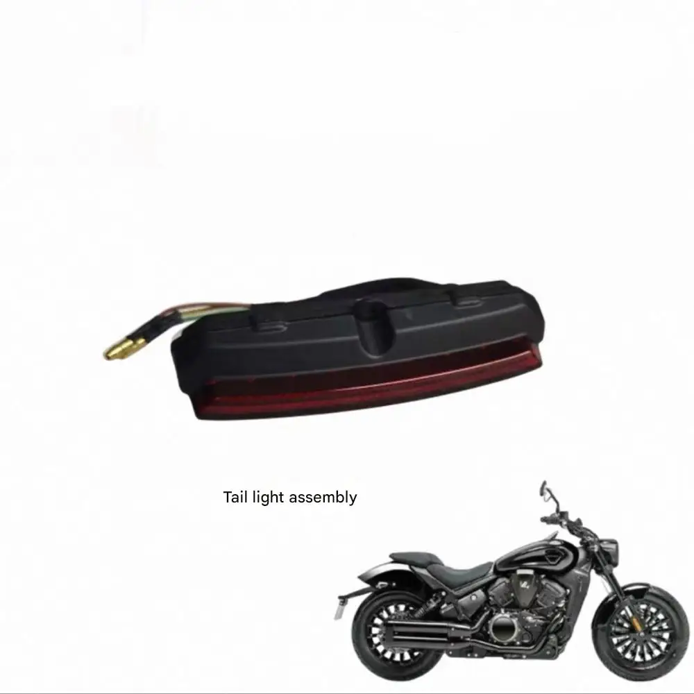 FIT FOR BENDA Dark Flag 500 500 dark flag 12V Waterproof Taillight License Plate Light Assembly