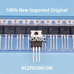 10Pcs/Lot NCEP039N10M NCEP039N10 39N10M TO-220 135A 100V MOSFET N-Channel Field-effect Transistor 100% New Original