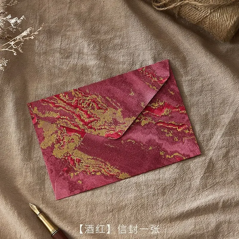 30pcs/lot 16.2x11.2cm Envelope High-grade Retro Emboss Envelopes for Wedding Invitations Stationery Business Letter Packaging