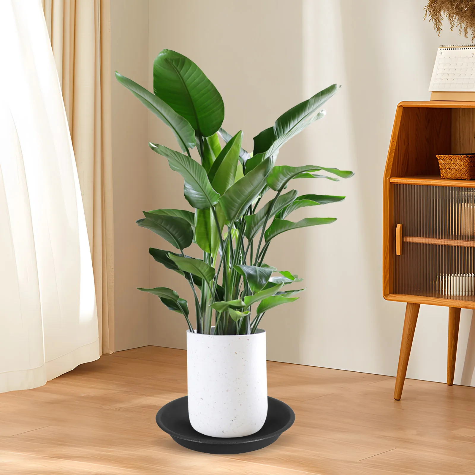 

5pcs Flower Pot Trays Sturdy Thickened Water Collection Drip Pans Compatible Fit Plants Saucers Gardening