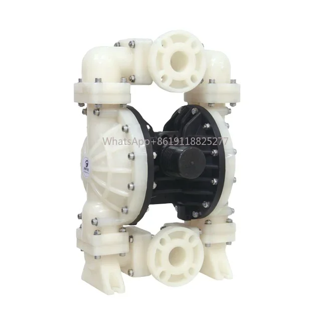 Simple operation chemical transfer plastic pvdf mini pneumatic membrane double diaphragm pump