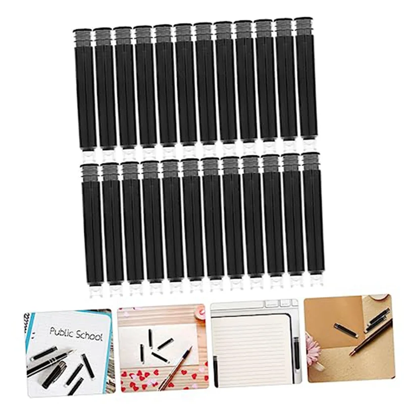 

Highly Recommended-200Pcs Ink Calligraphy Pens Ink Pen Refills Universal Pens Ink Useful Pen Ink Ink Refill Calligraphy Pen Refi
