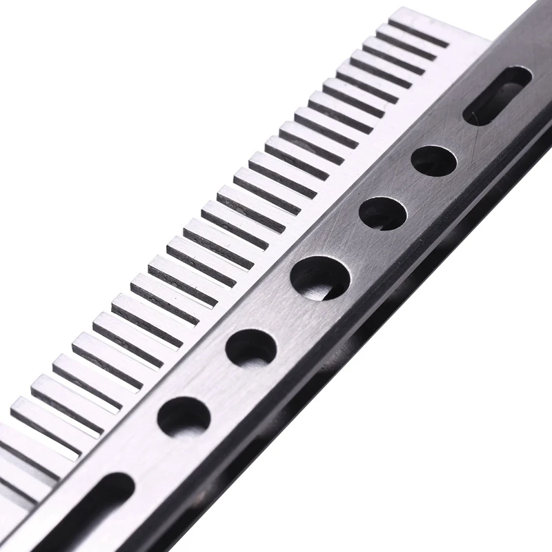 2X Foldable Stainless Steel Comb Hair Pomade Styling Butterfly Comb Hairdressing Knife Comb