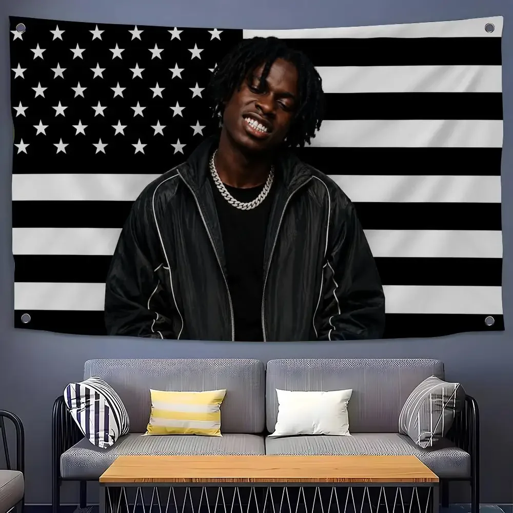 Singer Daniel Caesar Flags Flags for Room, Bedroom, Home, Outdoor, Wall Hanging, Concert Print, Art Banner