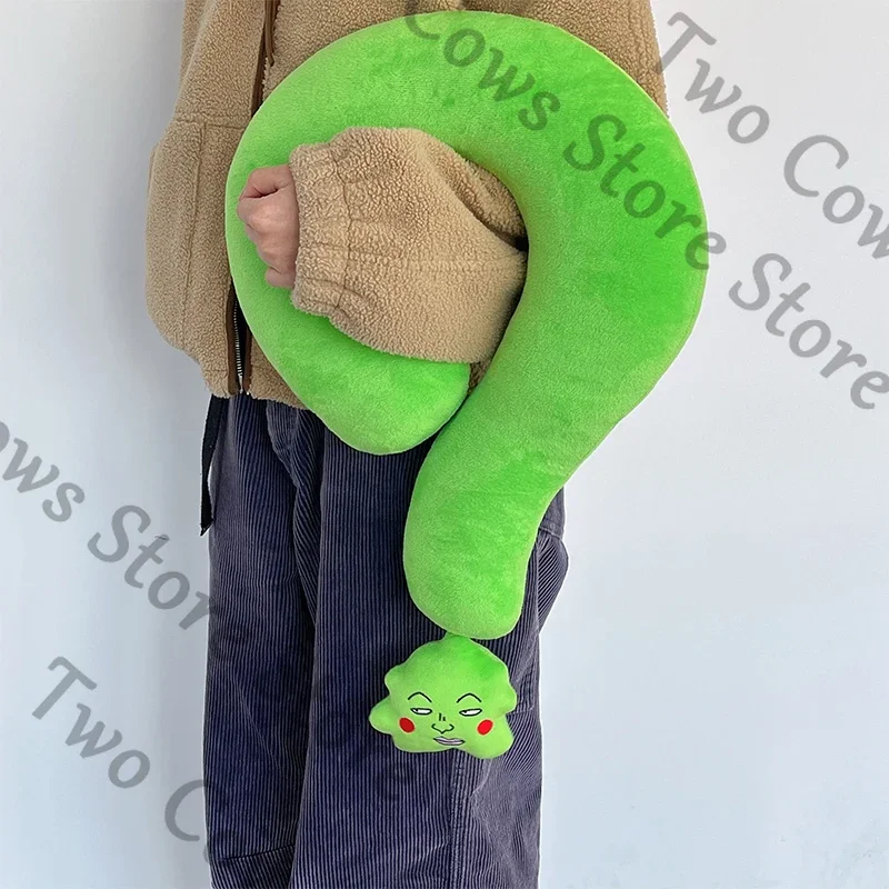 Anime Kuiltje Mob Psycho 100/Mobu Saiko Hyaku Cosplay Pluche Pop Vraagteken Kussen Cartoon Dutje Kussens Speelgoed hanger Gift