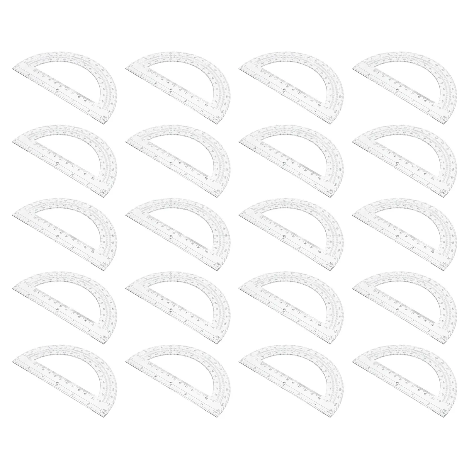 20pcs-plastic-clear-degree-protractor-angle-measuring-tool-for-math-classroom-student-semicircle-ruler
