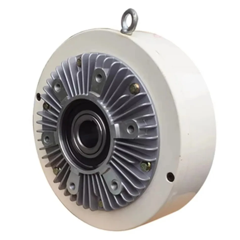 Water Cooled Hollow Shaft Magnetic Powder Brake, 24V Tension Controller for Unwinding Rewinding Machine 50-10000N·m