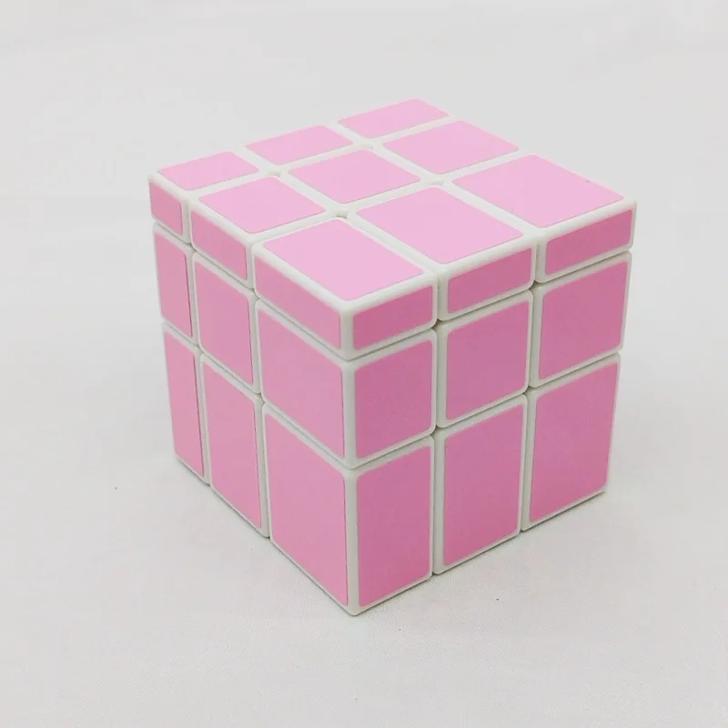 [Wiadom] fundo branco espelho azul 3x3 cubo blocos de espelho oracal azul adesivo cubo mágico quebra-cabeça educacional brinquedo casual presente