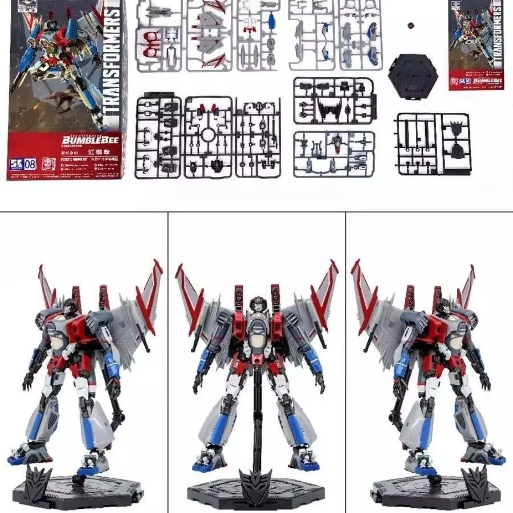 

In Stock Smart Kit SK08 Starscream SK02 Blitzwing TF6 Glue-free Assembly Robot Transforming Toy Anime Action Figures Boy Gift