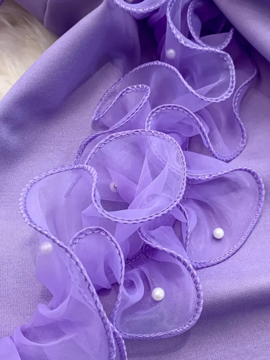 SsTss ผู้หญิง Y2K Neon Mini Dress - 3D ดอกไม้ Appliqué Strapless Bodice ปรับ Strappy กระโปรง 2025 Clubwear ชุดเปลือย