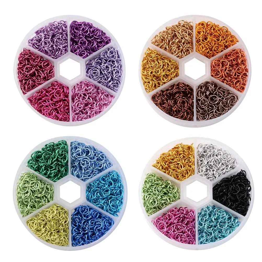 

6mm Small Circle Jump Rings for DIY Jewelry Making Supplies Diy Accessories Connecting Ring Split Craft Accessories