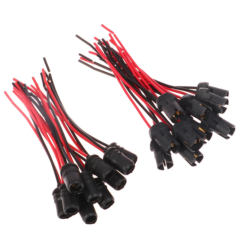 10pcs DC12V T10 W5W 194 168 Socket Marker Light Holder Connector Wire Bulb Harness Replacement Car Parts