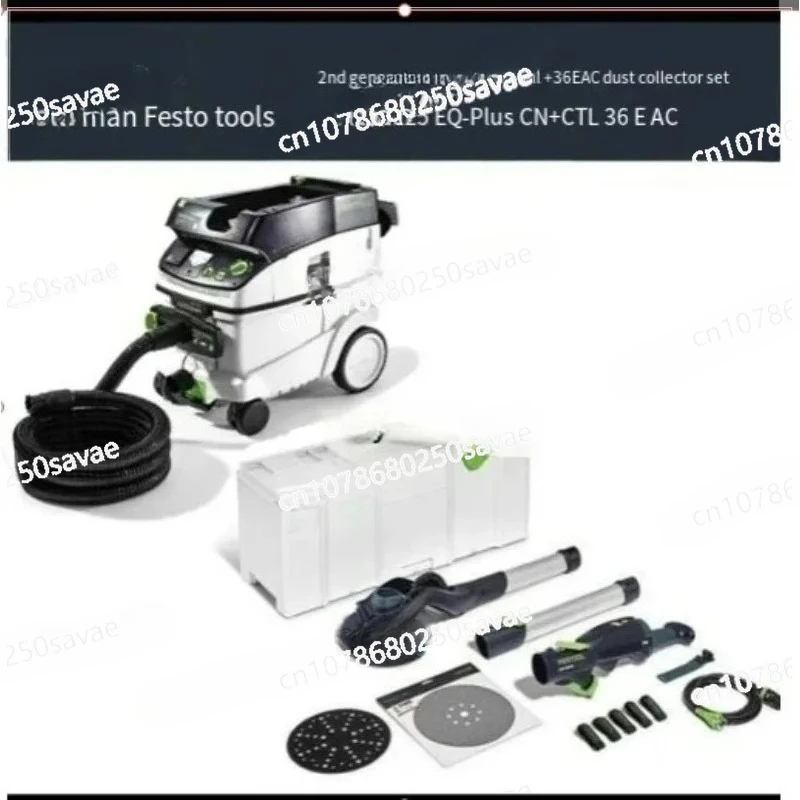 

225mm 8.8" PLANEX Long-Reach Drywall Sander with LED Light in Systainer M Class Dust Extractor