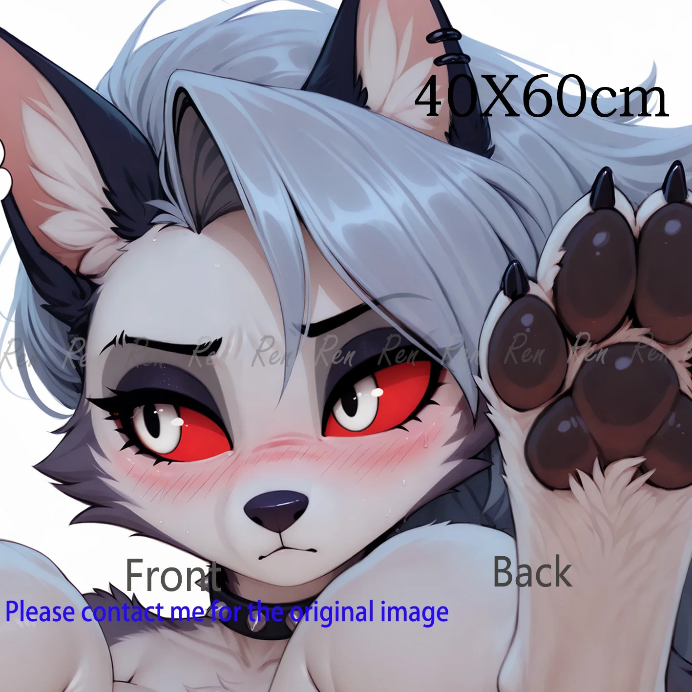 Dakimakura Anime Loona Pillow Cover Sofa Cushion Double-side Print Throw Pillow Case 40X60cm