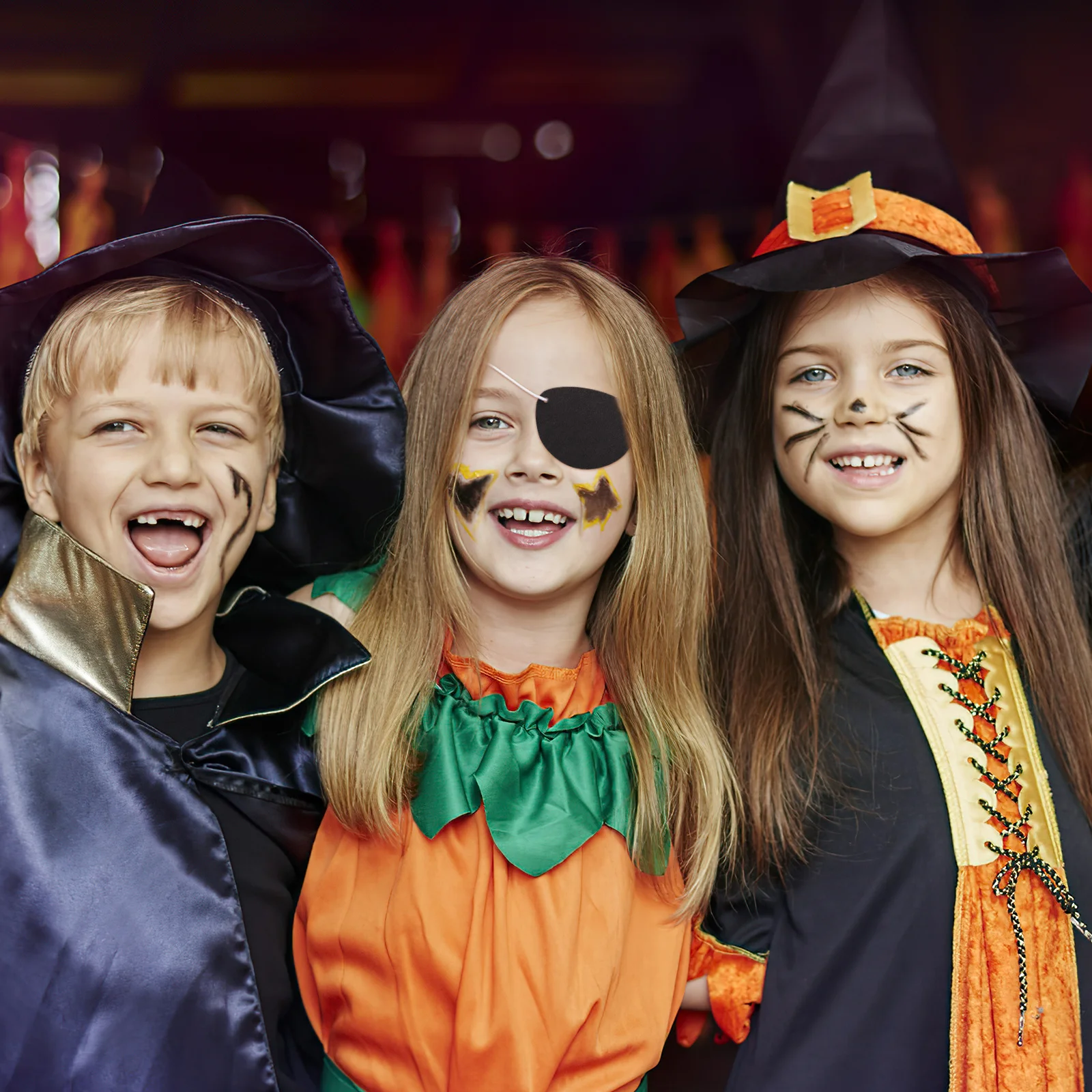 

10 Pcs Pirate Eye Sticker Mask Decoration Patch Halloween Masks Felt Children's Cosplay Costumes for Adults