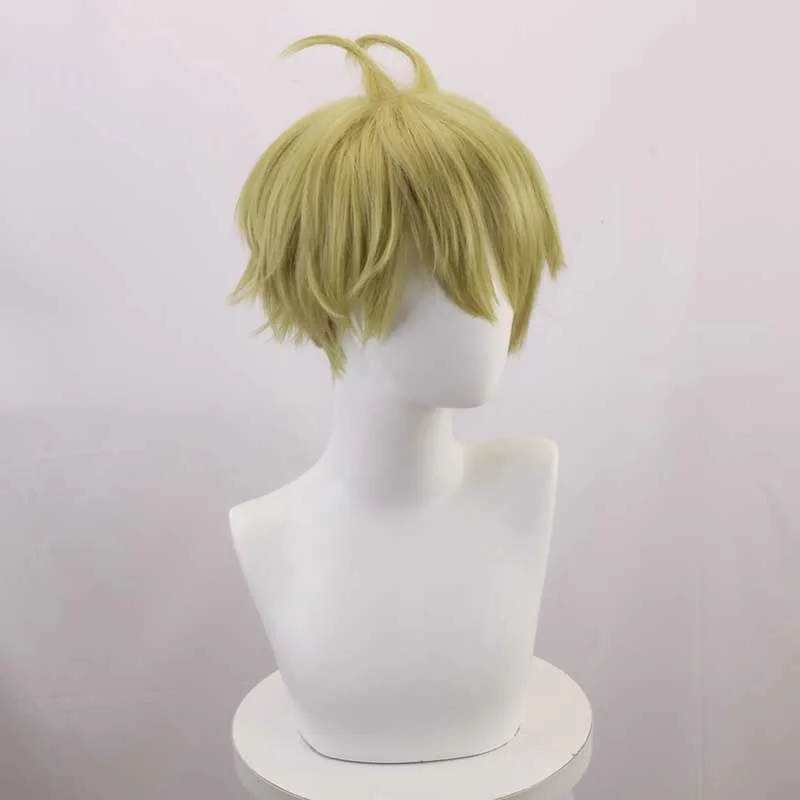 Nieuwe Danganronpa V3: Amaru Tenshi cosplay pruik met roos en omgekeerde pony voor het karakter Tenshi Amaru.