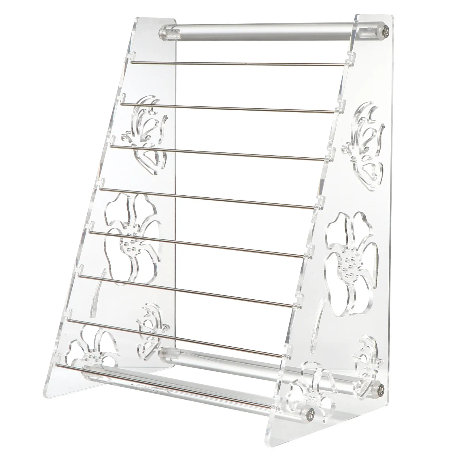 

1Pcs Acrylic Jewelry Display Organizer 8 Tiers Rack Charms Beads Bracelet Holder Display Stand Acrylic Jewelry Holder