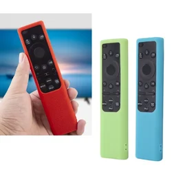 Soft Remote Control Case Silicone Luminous Remote Protector Shockproof for Samsung Solar Remote Control BN59-01385 and 01358D