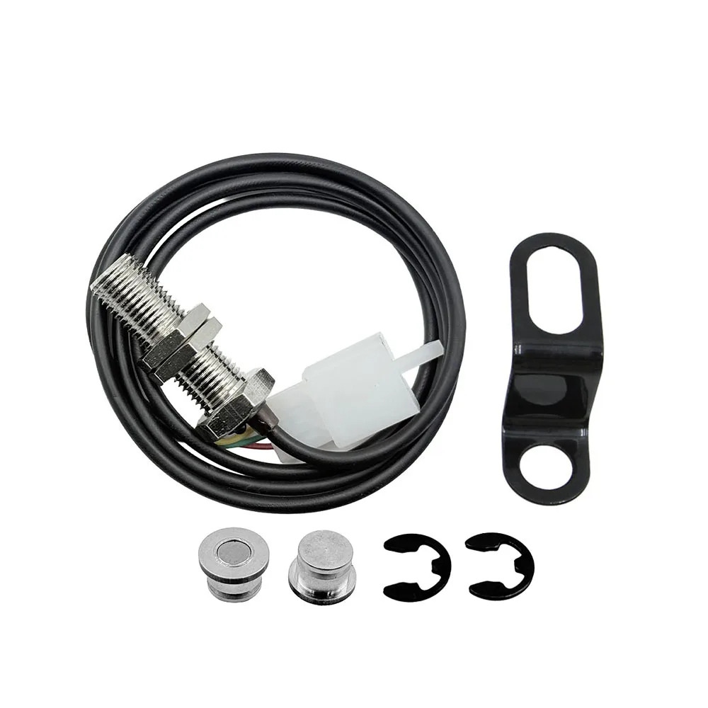 12V Motorcycles 3 Pins Sensor Cable With 2 Magnets For ATV Scooter Digital Odometer Speedometer Tachometer Replacement Parts