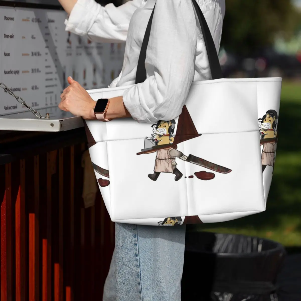 

Silent Hill 2, настоящая пляжная сумка-тоут, спортивная сумка для занятий йогой, большая сумка-тоут, женская дорожная сумка, сумка для фитнеса