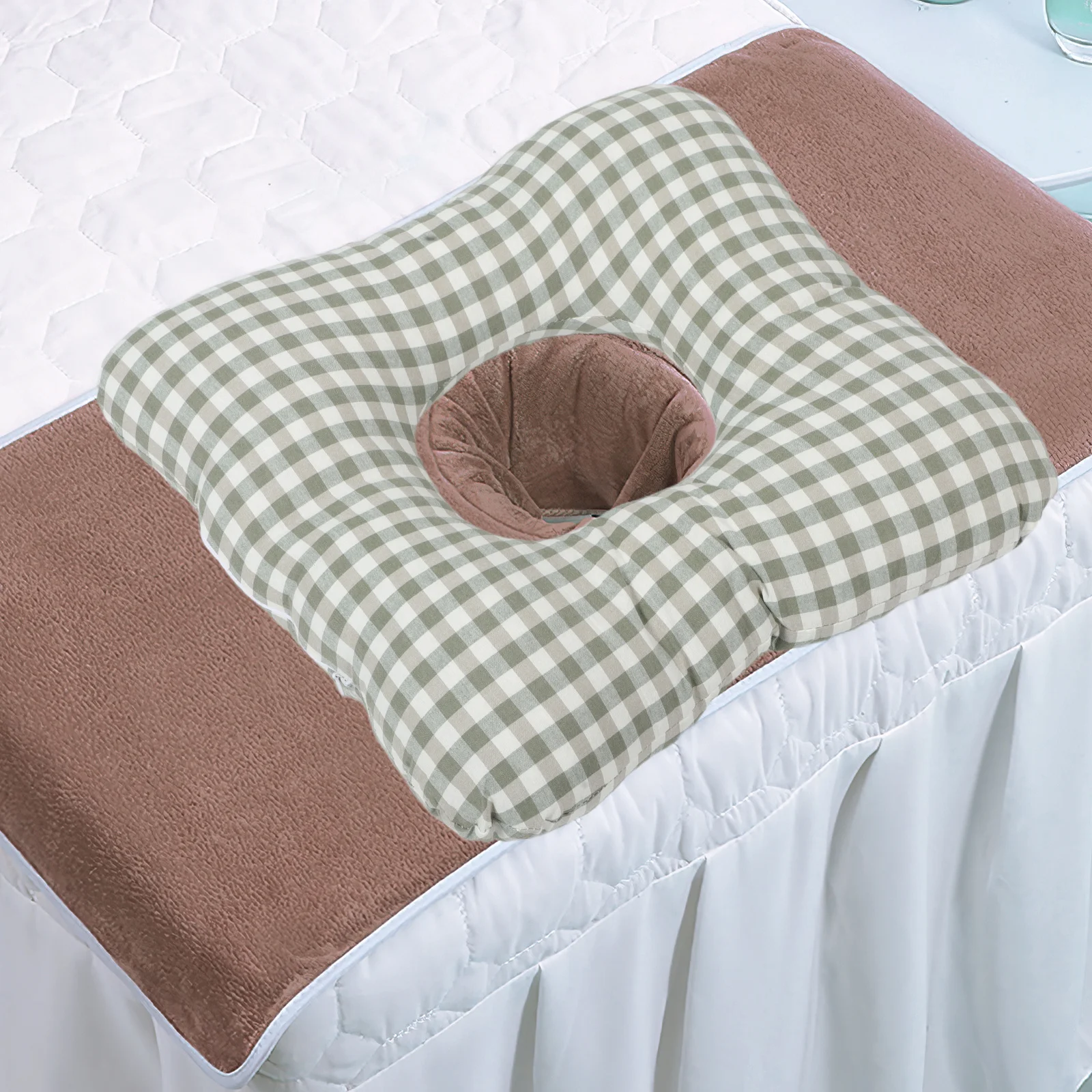 

Spa Facial Rest Pillow Massage Bed Compatible Face Down Cushion for Beauty Salon Facial Therapy Pillow Spa Pillows Replacement