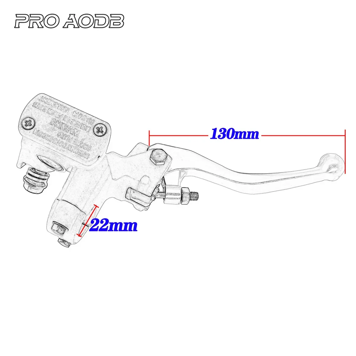 혼다 CRF 250R 450R 250X 450X 250RX 450RX 150F 230F 250F 용 오토바이 22mm 유압 브레이크 마스터 실린더 레버 클러치 레버