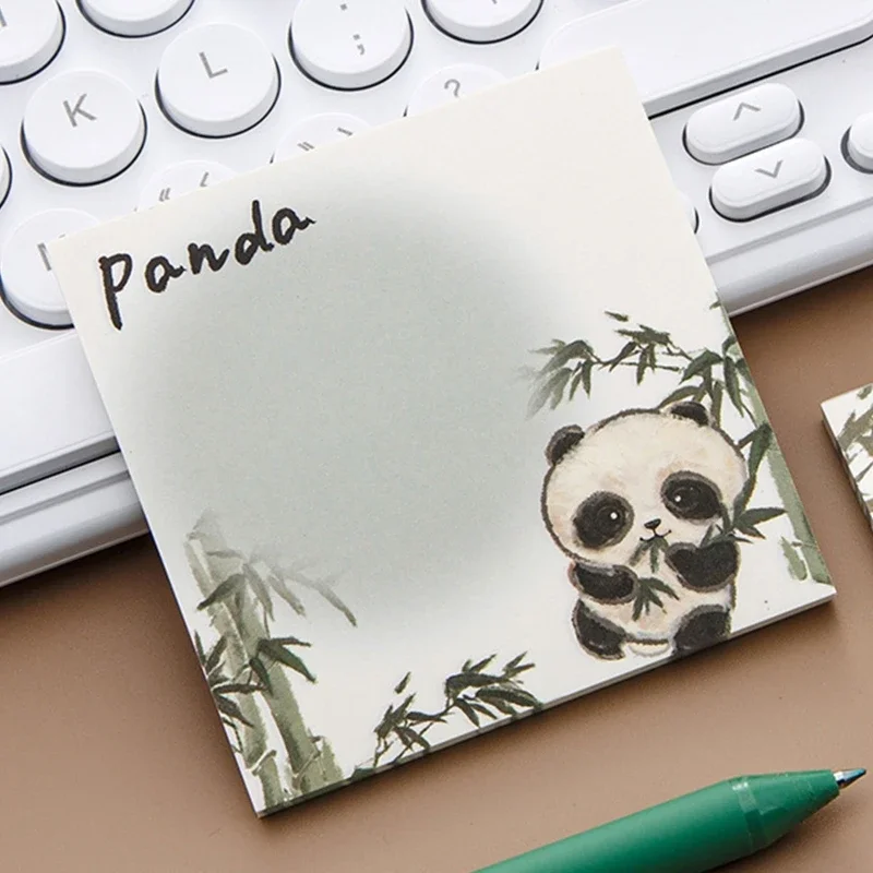 Panda Posted It Sticky Notes Adhesive Memo Notepad Ink-proof for Students