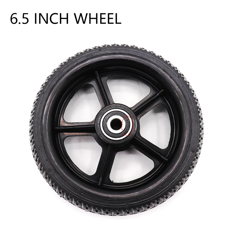 

Super 6.5 inch solid wheel with a plastic hub/rim for Electric Scooter Smart Folding Longboard Hoverboard