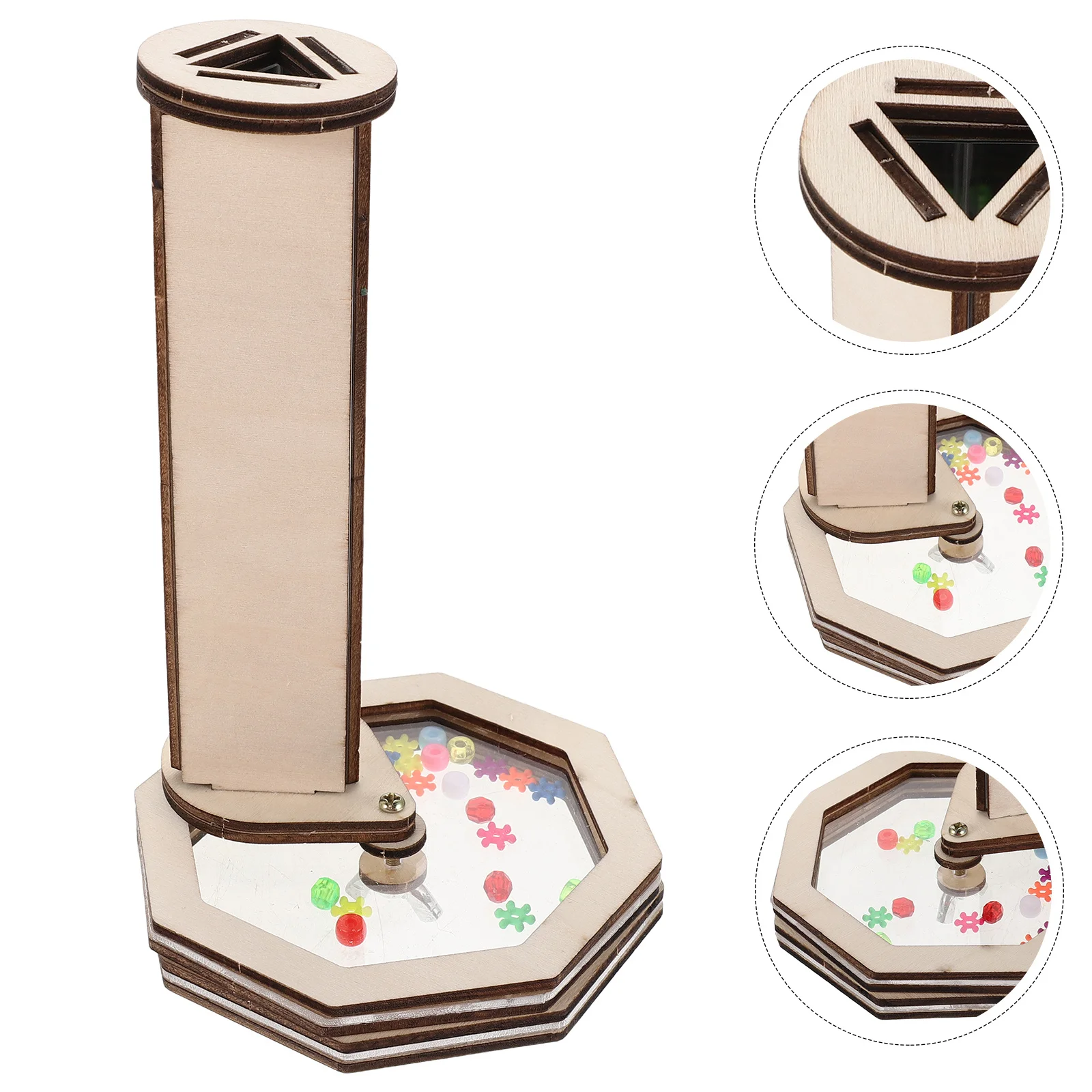 

2Sets DIY Kaleidoscope Kit for Kids Handmade Optical Experiment Set Creative Artistic Play Home Classroom Activities