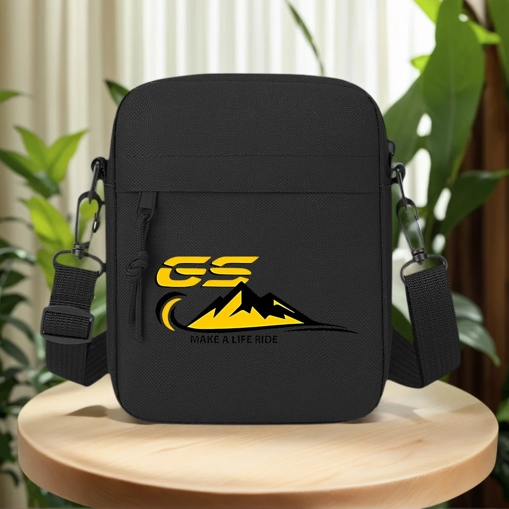GS Mountain Wave Make Ride Life Men Crossbody Bag Single Shoulder Women Cartoon Anime Film Printing Design Unisex