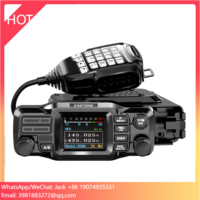 ZASTONE D500 25W Car Walkie Talkie UV Dual Band Car Two Way Radio Station Dual Channel Receiver Split Type Car Mobile Radio