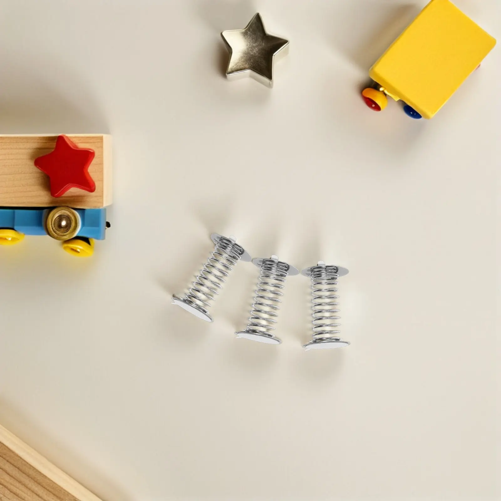 15Pcs Shaking Head Spring Base Car Dashboard Metal Mini Wobble Springs Stable Fixing Base for Small Wobbling Figures DIY