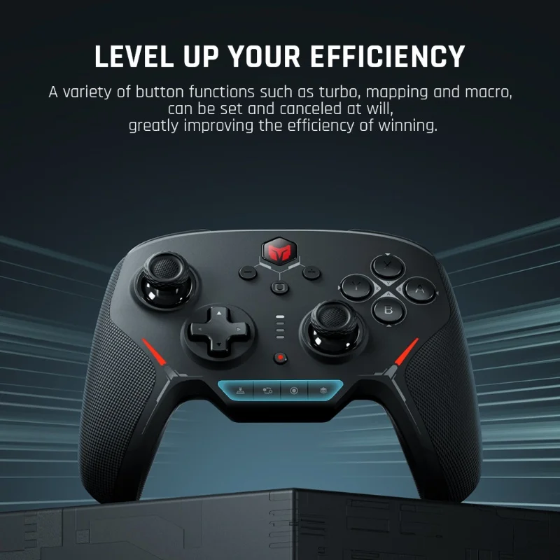 C2 Gamepad totalmente mecánico con cable Bluetooth, modo Dual, giroscopio de 6 ejes, compatible con Pc, teléfono móvil Apple, teléfono móvil Android