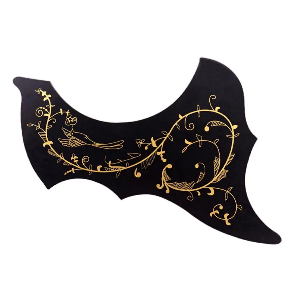 Double Handed Pickguard Part PVC Guitar Scratch Plate Set Acoustic Guitar Accs for 40 41 Inch Folk Players