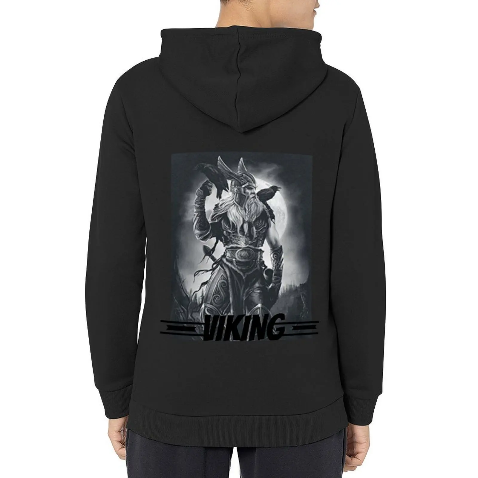 

Viking Valhalla Odin T shirt Hoodie aesthetic clothing male clothes japanese style autumn man hoodie