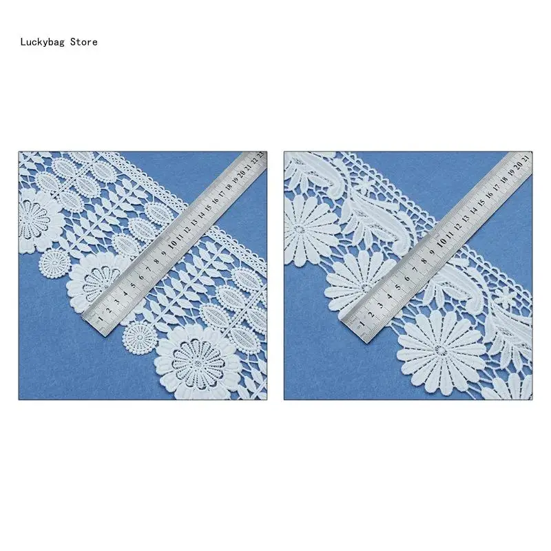 

LaceCurtain Tablecloth Cover Bridal DIYClothing Accessories Embroidery Lace Trim