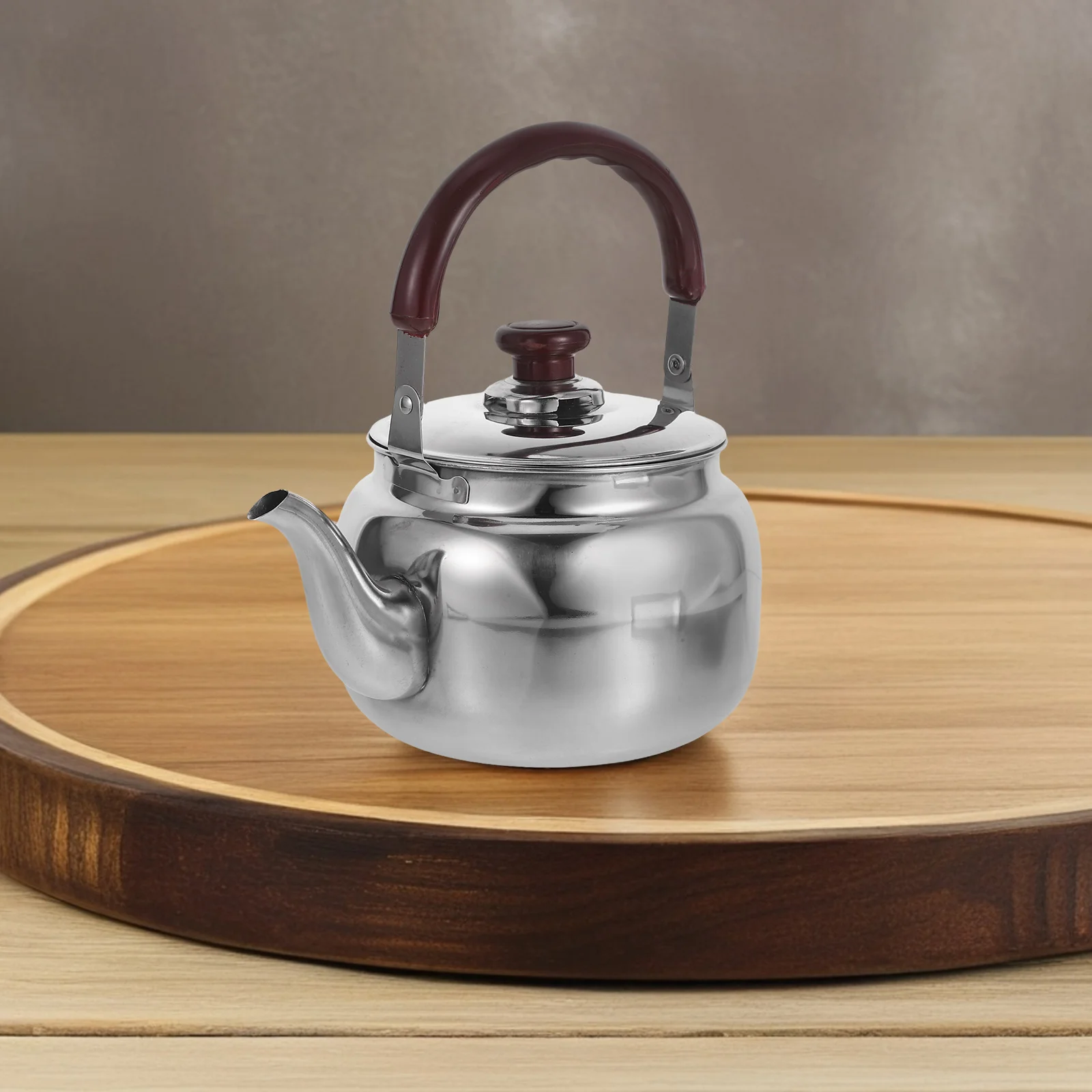 

2000Ml Stainless Steel Kettle Ergonomic Handle Anti-Scald Safe Boiling Stove Top Compatible Camping Home Kitchen