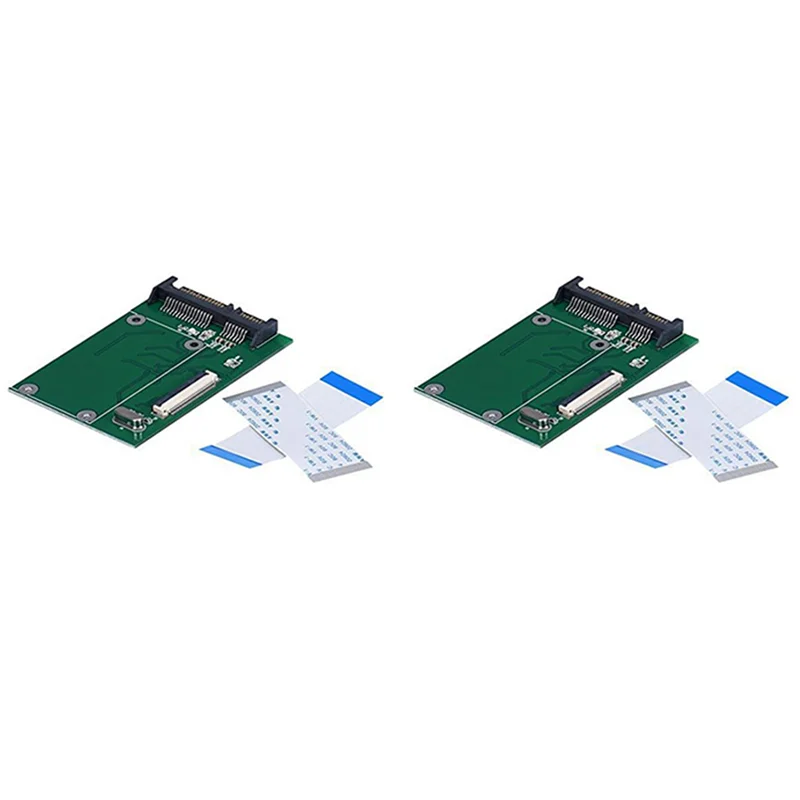

QWE-2X 40 Pin ZIF 1.8 Inch SSD/HDD To SATA Male Adapter Converter Board