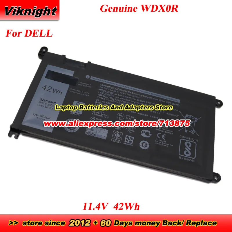 

Оригинальный новый аккумулятор WDXOR WDX0R T2JX4 для Dell Inspiron P69G P69G001 13 5378 5379 15 5567 5570 7560 17 5770 VOSTRO 5471 42 Втч