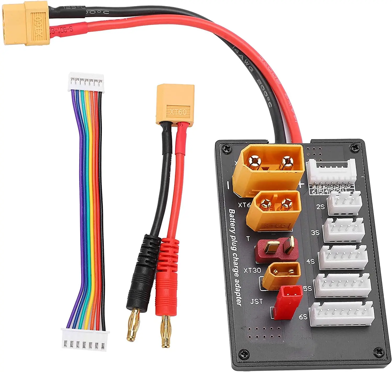 XT90 XT30 JST T Connector XT60 Parallel Board Battery Charging Adapter Board for RC Model UAV Drone