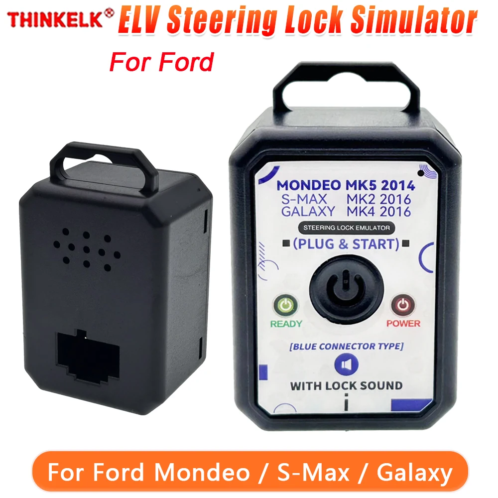 

ELV Steering Lock Simulator Emulator For Ford Mondeo/S-Max/Galaxy Steering Lock Emulator With Lock Sound Plug & Play