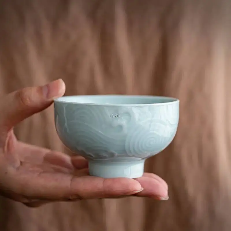   كوب تخمير الشاي المقاوم للحرارة، كوب سيراميك رئيسي، كوب تخمير شاي الكونغ فو، كوب شخصي، كوب شاي، كوب تذوق غرفة الشاي