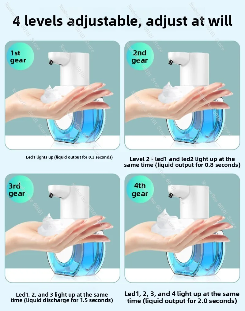 

Умный автоматический дозатор дезинфицирующего средства для рук | Активируемый датчиком, пенообразующий, моющийся