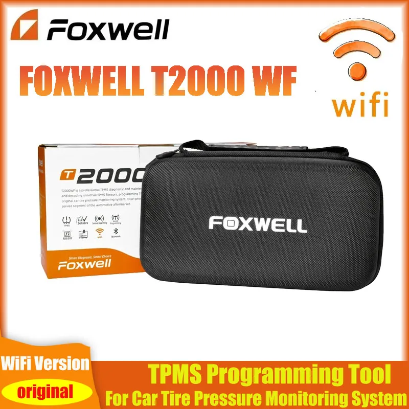 Foxwell T2000 WF TPMS Programming Tool Car Tire Pressure Monitoring System Check 315/433MHz Sensor Diagnostic TPMS Tool PK T2000