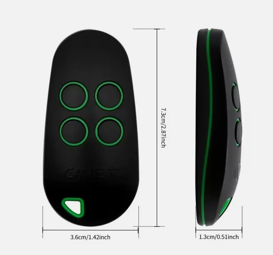 

3PCS TOPD4REN 806TS-0290 Garage Door opener Controller 4-channel manual transmitter Garage Remote Control Door 433.92-868.35MHz