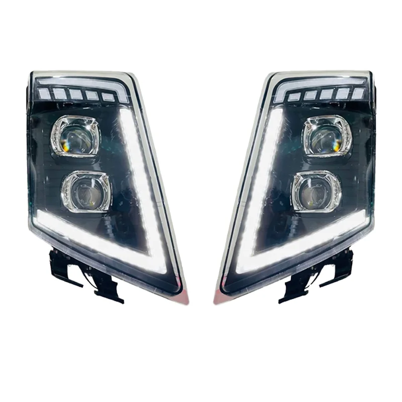

Huafuxing Truck LED Head Lamp Assembly FH13 FM13 Full LED 24V OEM Number 21035637 21323106 21035638 21323108