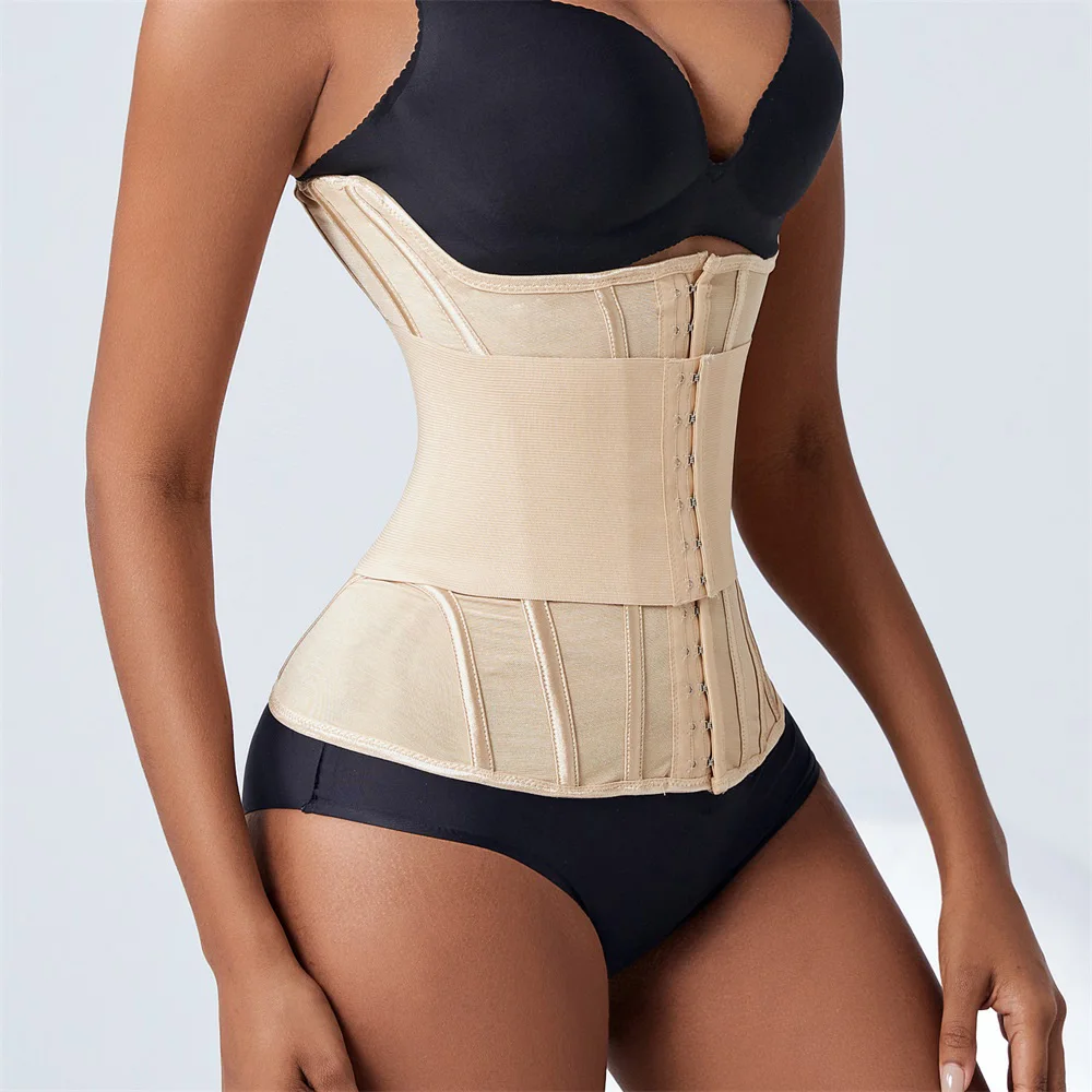 Waist Bandage Wrap Trimmer Belt Hourglass Waist Corset Modeling Strap Tummy Control Flat Belly Slimming Sheath Shapewear Women