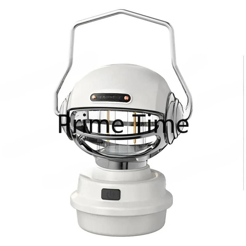 2024Cross-Border New Led Charging Camp Tent Camping Atmosphere Retro Camping Lantern Inspector Toprated Adjustable Lights