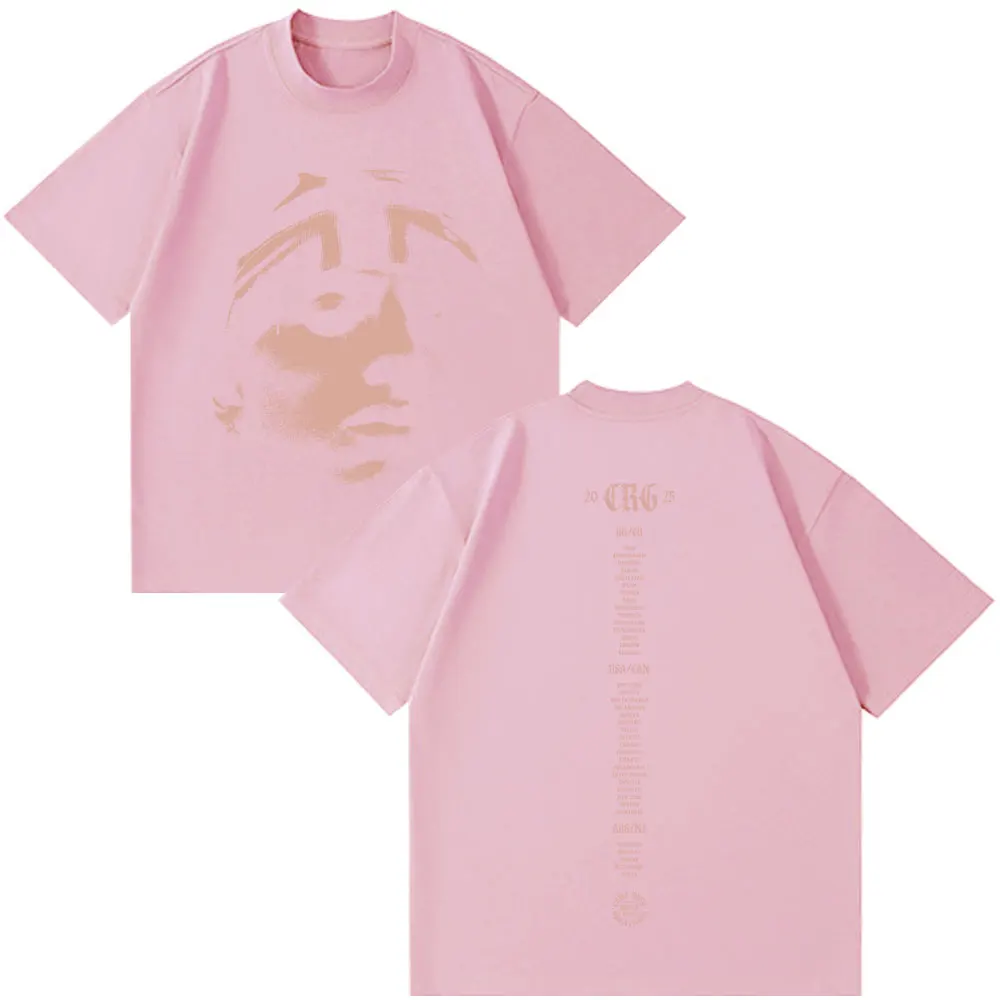 Rapper Central Cee CAN'T RUSH GREATNESS World Tour 2025 T-shirt Men Women Fashion Hip Hop Short Sleeve Oversized T Shirts Tops