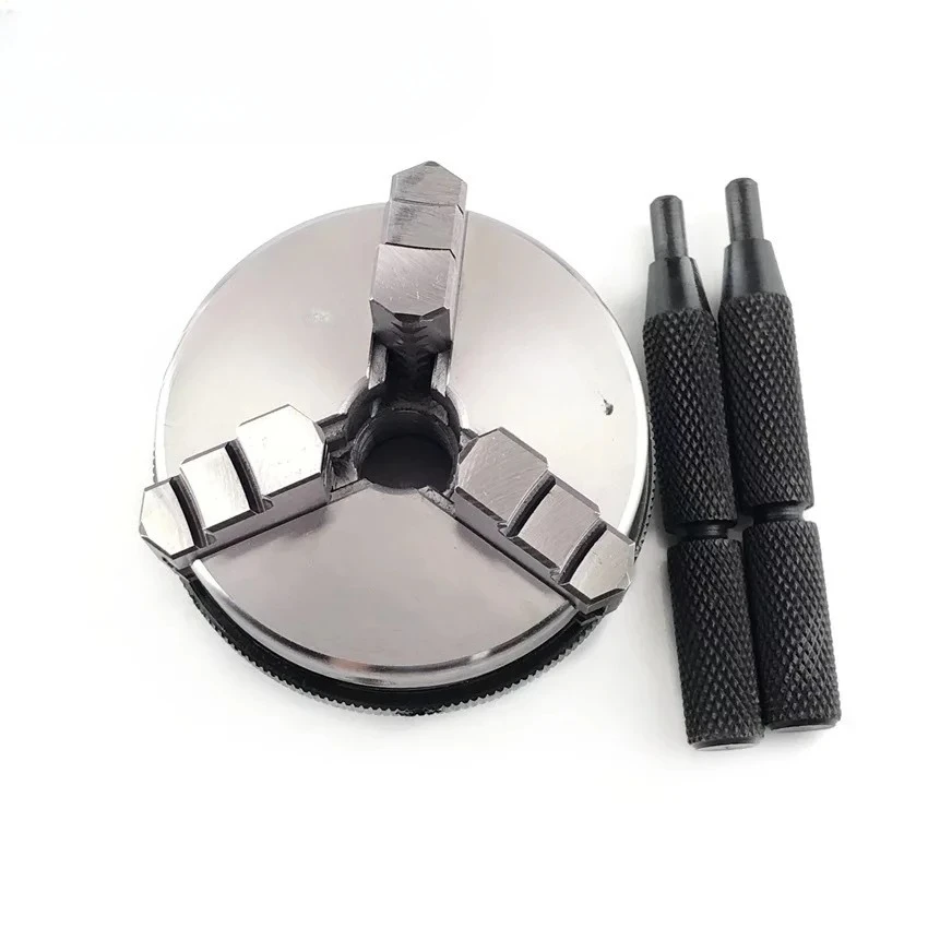 K01 50 63 80B 100B Mini Tight Hand Three-Claw Woodworking Chuck